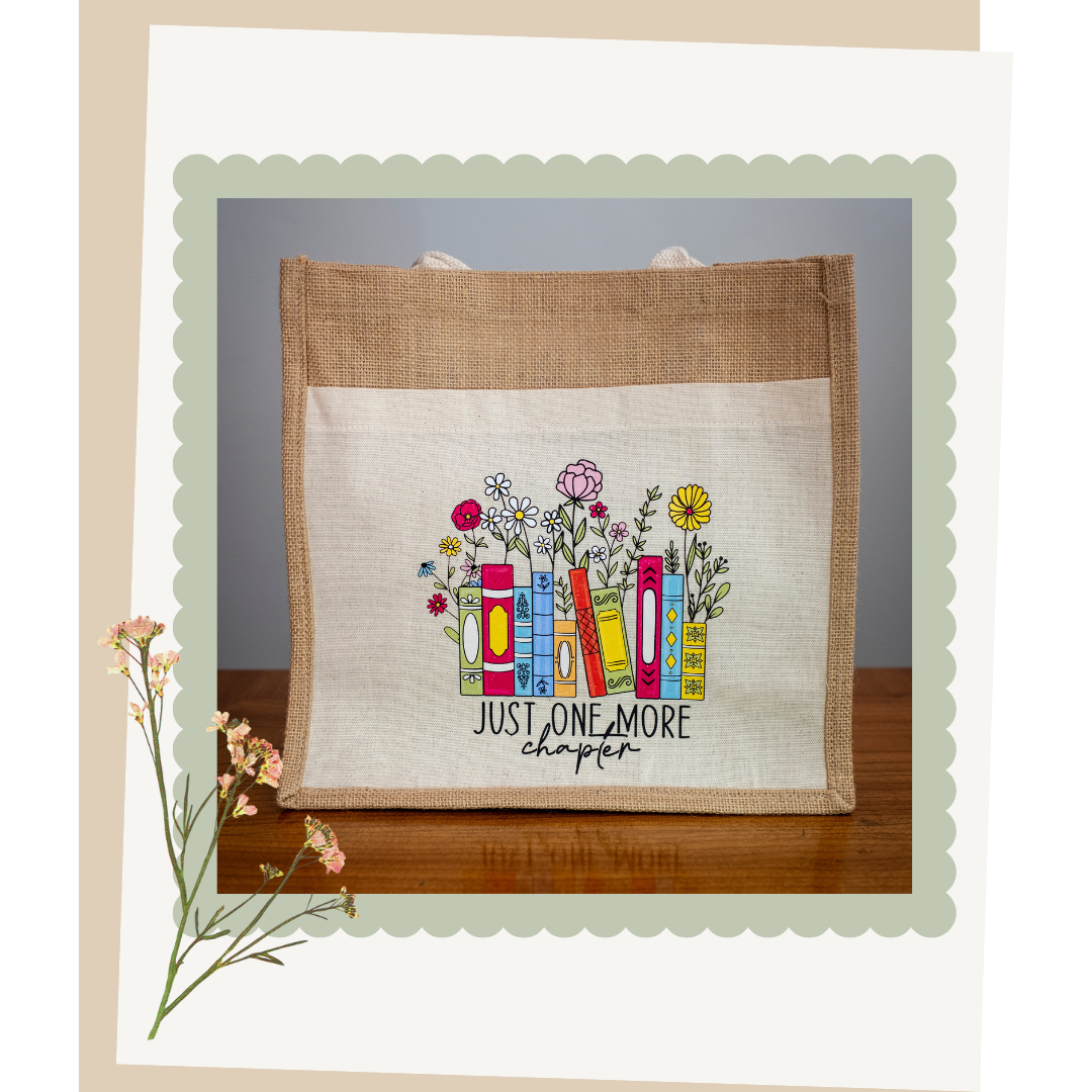 One-of-a-Kind Jute Tote Bags