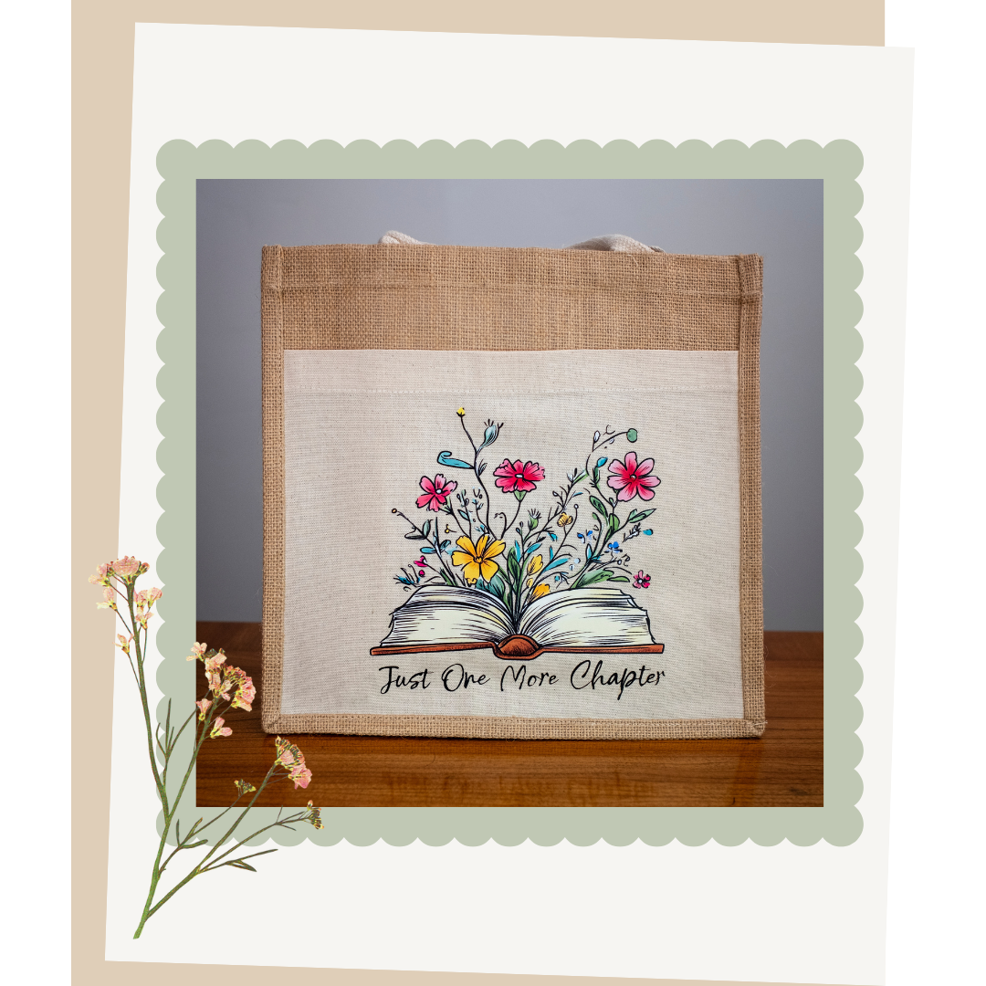 One-of-a-Kind Jute Tote Bags